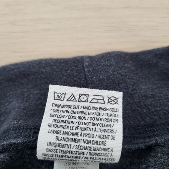 Victoria's Secret Pink Lace Up Shoestring Logo Joggers Dark Gray White Medium - Picture 9 of 9